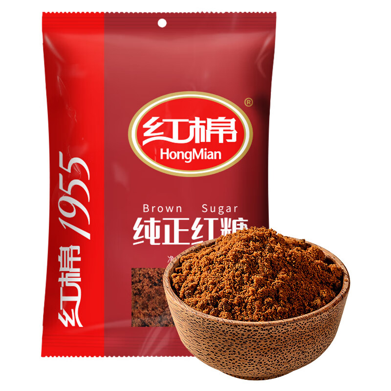 红棉 纯正红糖厨房冲调冲调甘蔗红糖 400g