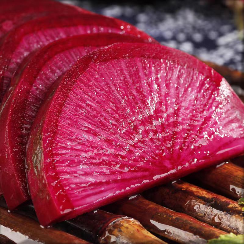 农大姐妹紫美人萝卜凤梨萝卜潍坊水果萝卜心里美萝卜胭脂萝卜脆甜微辣爽口 5斤