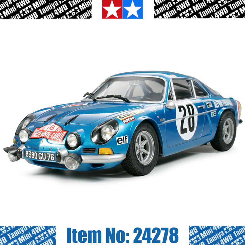 (71蒙特卡洛拉力赛)拼装车模模型 alpine阿尔派a110 24278