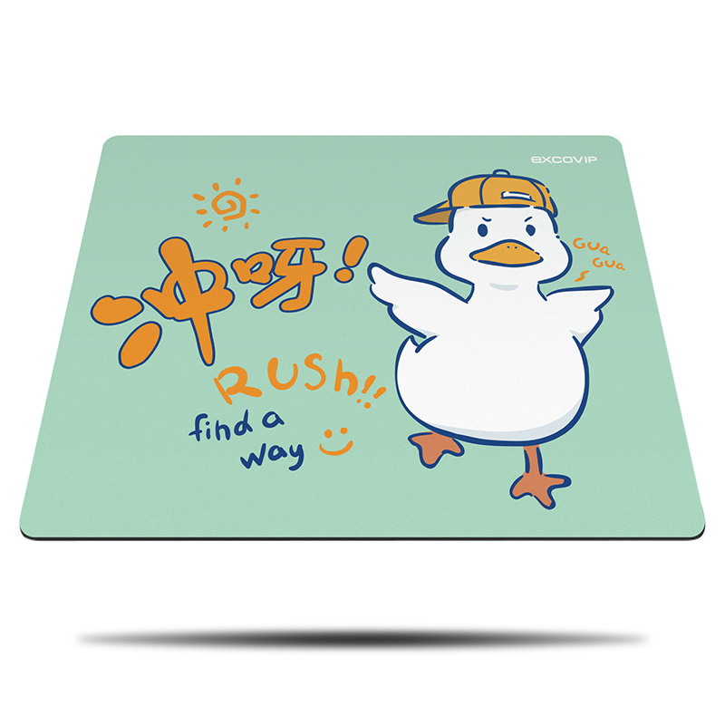宜适酷(exco)冲呀~可爱卡通鼠标垫小号动漫电脑笔记本女生大号方形