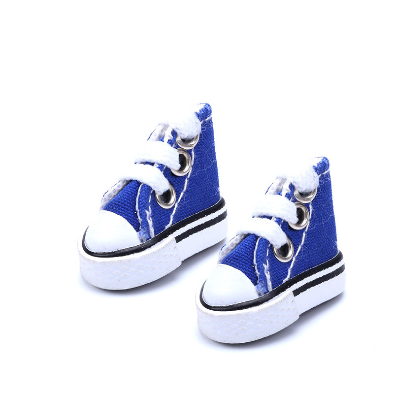 抖音迷你小帆布鞋手指鞋 仿真一对一双嘟嘟手指舞小鞋子跳舞鞋 手指鞋