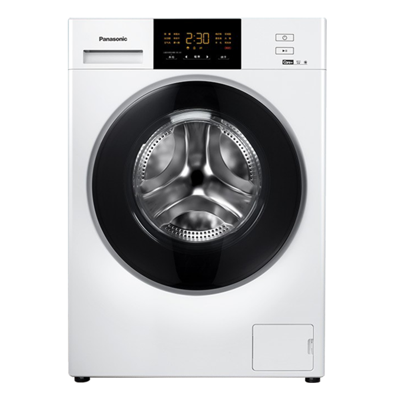 松下（Panasonic）松下白月光除菌洗烘一体全自动10kg滚筒洗衣机洗干一体变频电机泡沫净空气洗 经典款白色洗烘一体ND10P