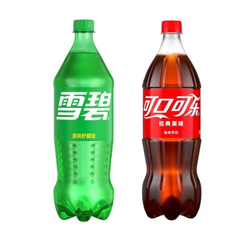 可口可乐大瓶装可乐饮料碳酸饮料聚餐饮品大瓶可乐 1.25l2瓶可乐 雪碧