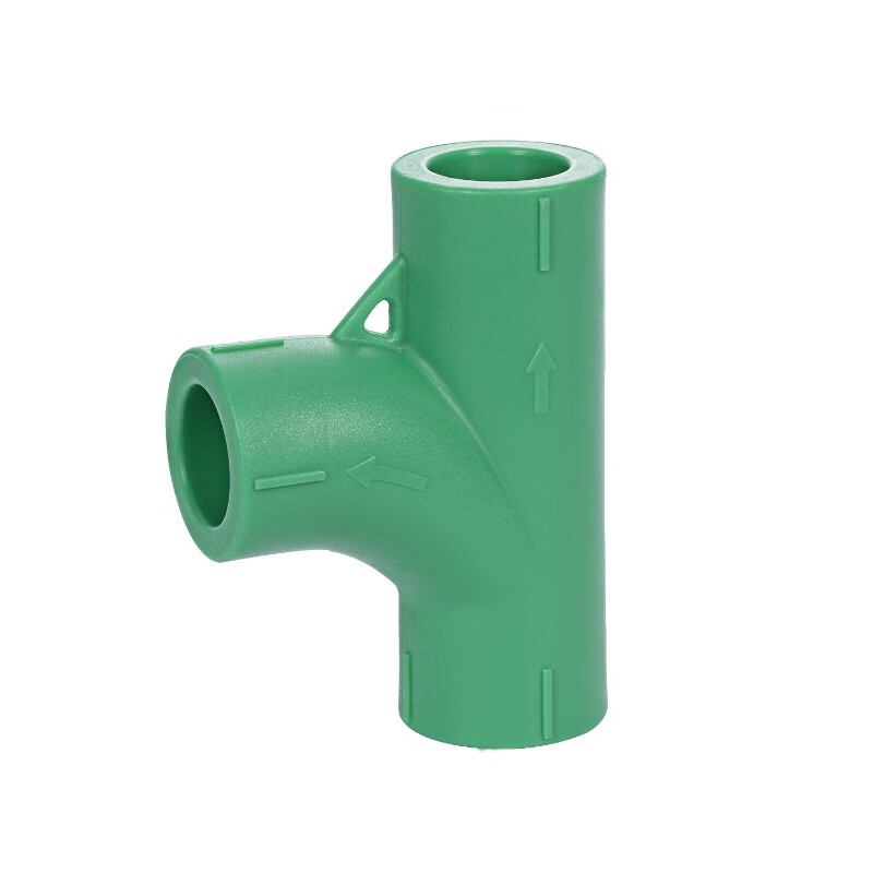 日丰管ppr水管配 家用4分20 6分25装饰通用冷热水管 顺水三通 顺水