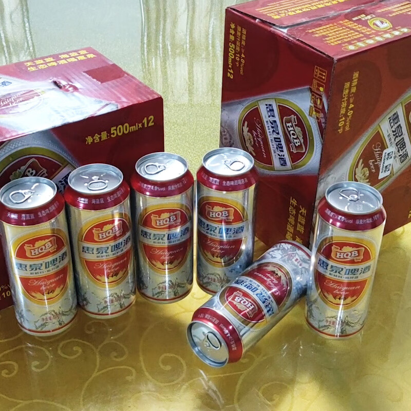 惠泉啤酒 500mL10°P惠泉啤酒易口感醇爽顺滑  12听装   500mL 12罐