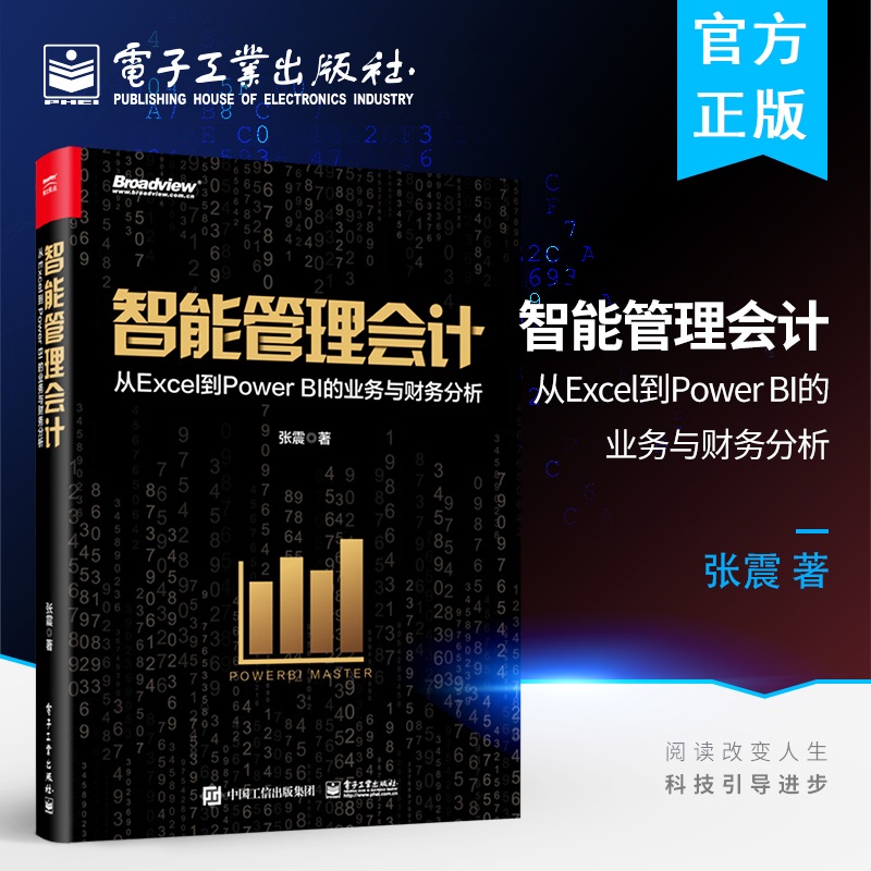 【出版社直供】 智能管理会计：从Excel到Power BI的业务与财务分析（全彩）