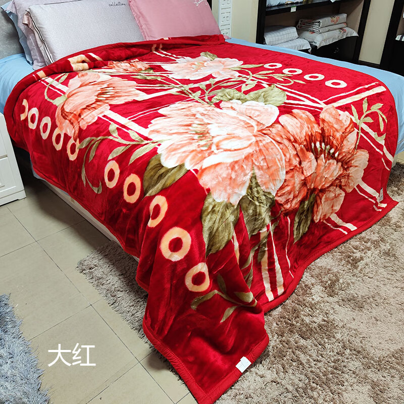 鹤山美雅拉舍尔毛毯美雅拉舍尔毛毯腈纶双层4.