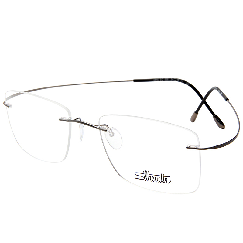 诗乐 Silhouette 光学眼镜架眼镜框男女款亚枪色镜框 5515 CQ 6561+蔡司佳锐镜片1.67（1000度内）