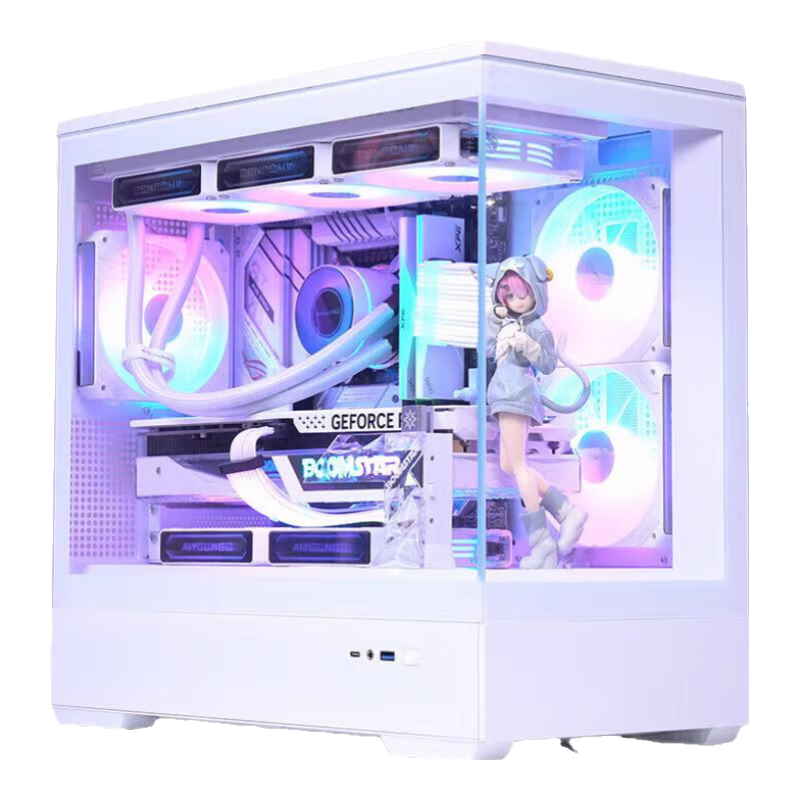 ��������� � ����������������ȫ����͸����ֵ�羺̨ʽ����������MATX/360ˮ�� ��ɫ+����ARGB���ȣ�4��5����