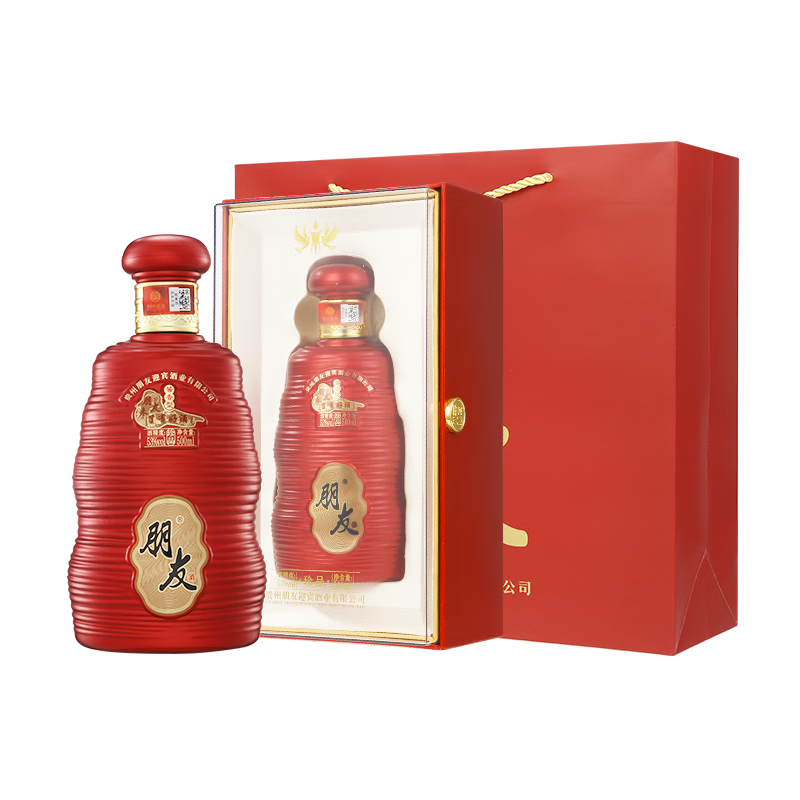朋友 酱香型白酒 纯粮酿造 宴会送礼自饮收藏 53度 500mL 6瓶 朋友酒(珍品)整箱