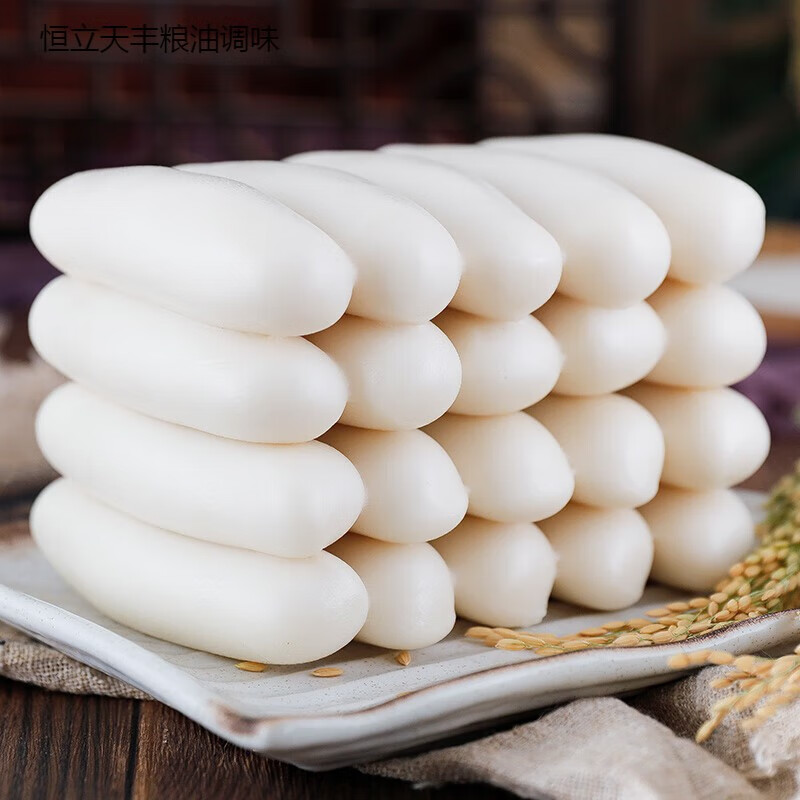 好想你宁波年糕河姆渡真空手工年糕条韩式火锅炒年糕水磨 真空包装3斤