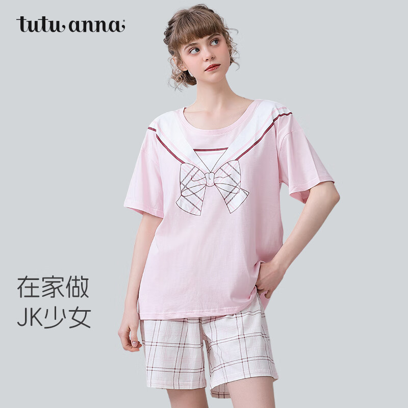 tutuanna �Ҿӷ���װ ŮJK��������ˮ��ӡ�� 261719-ǳ��ɫ ���� ����160/84A ����160/70A 46.8Ԫ/������93.6Ԫ��