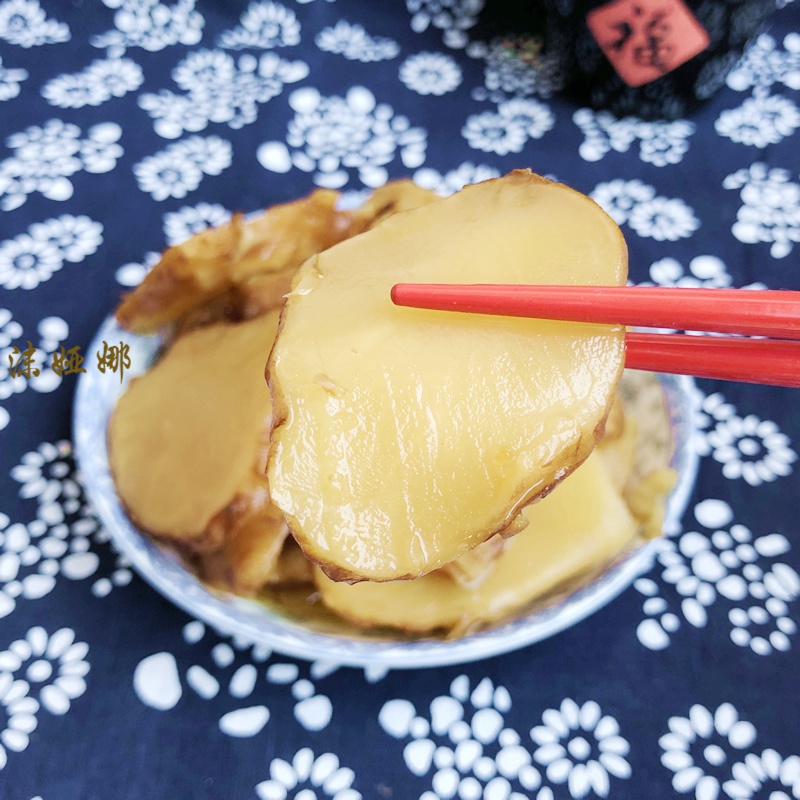 宜享健康脆甜洋生姜片500g袋装酱菜生地片上海朱家角特产咸菜小菜酱瓜