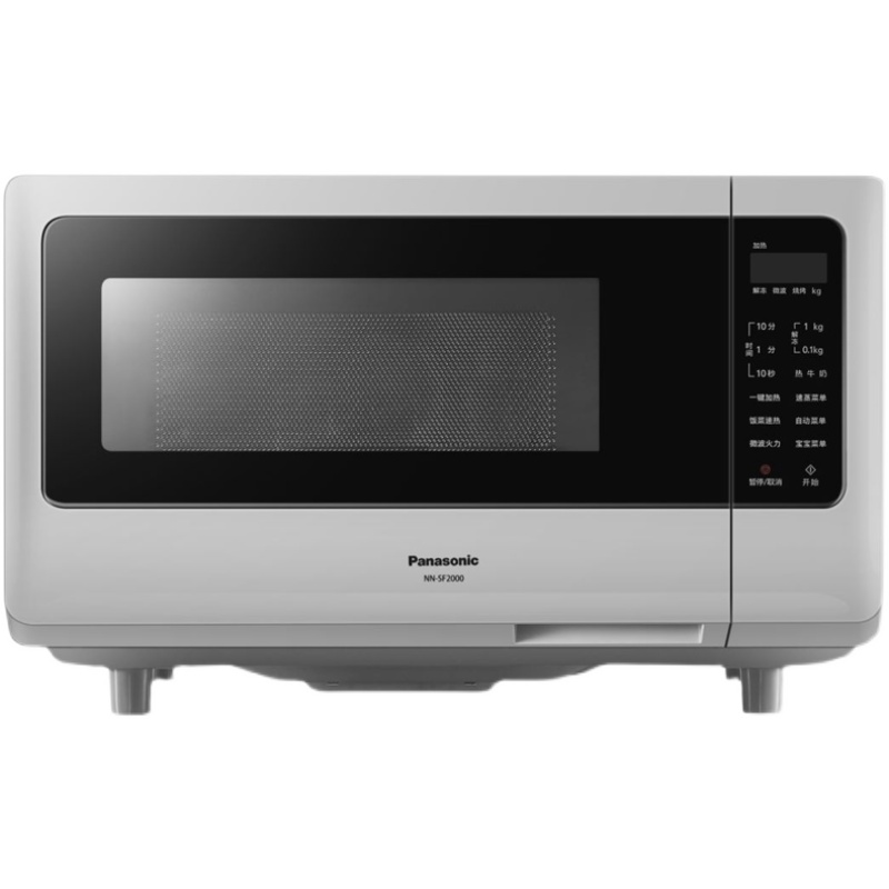 松下（Panasonic）99新 微波炉家用平板式加热20L电子智能解冻微波炉NN-SF2000 松下NN-SF2000 9新使用过
