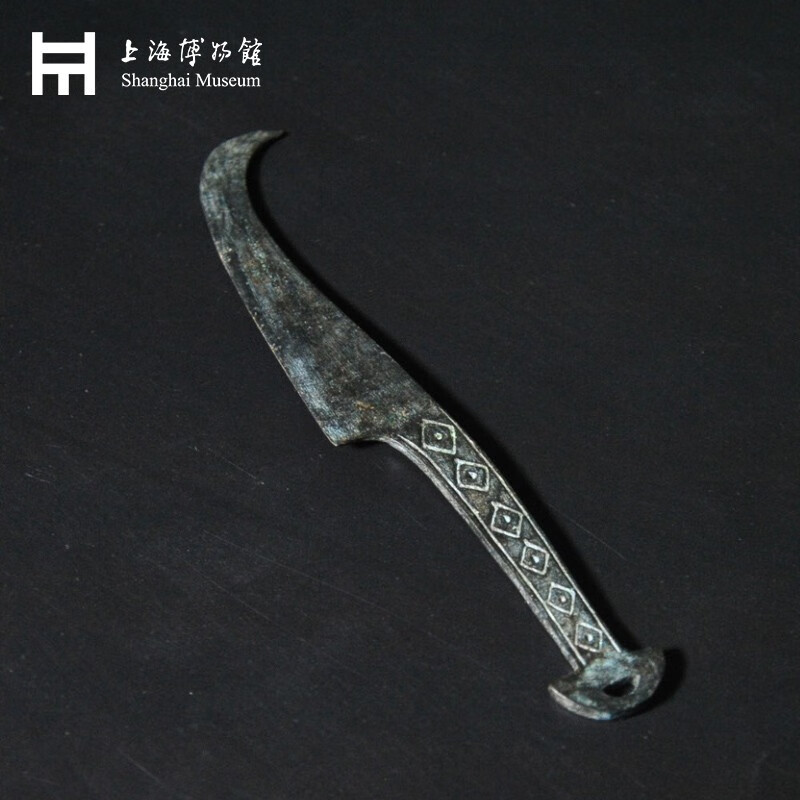 上海博物館中式仿古手工青铜刀文创装饰摆件收藏工艺摆件中秋节教师
