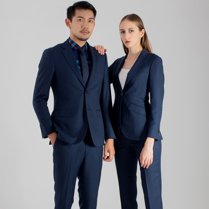 摩纳什丹职业装男女同款高端西装套装韩版小西服正装时尚工作服 图片