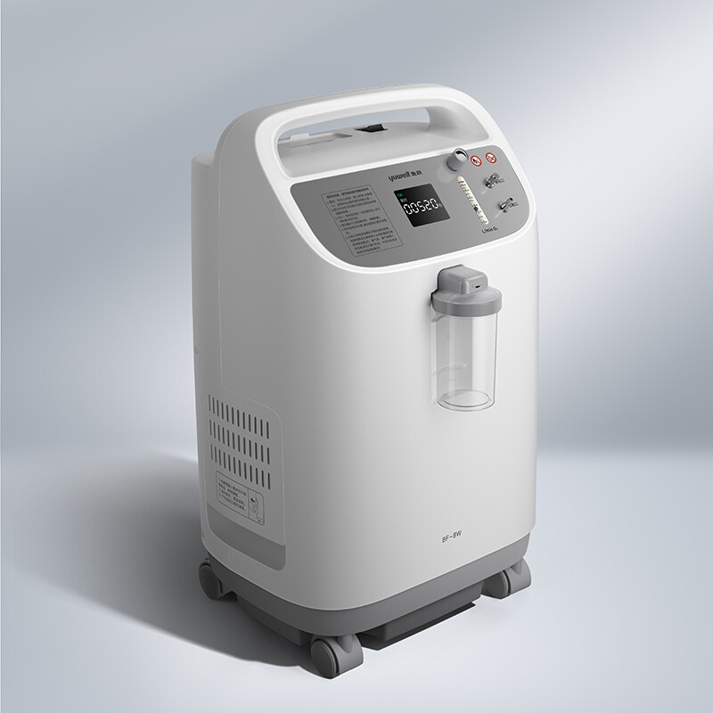 鱼跃(yuwell)8l升医用制氧机8f-8w 大流量带雾化 家用老人孕妇吸氧