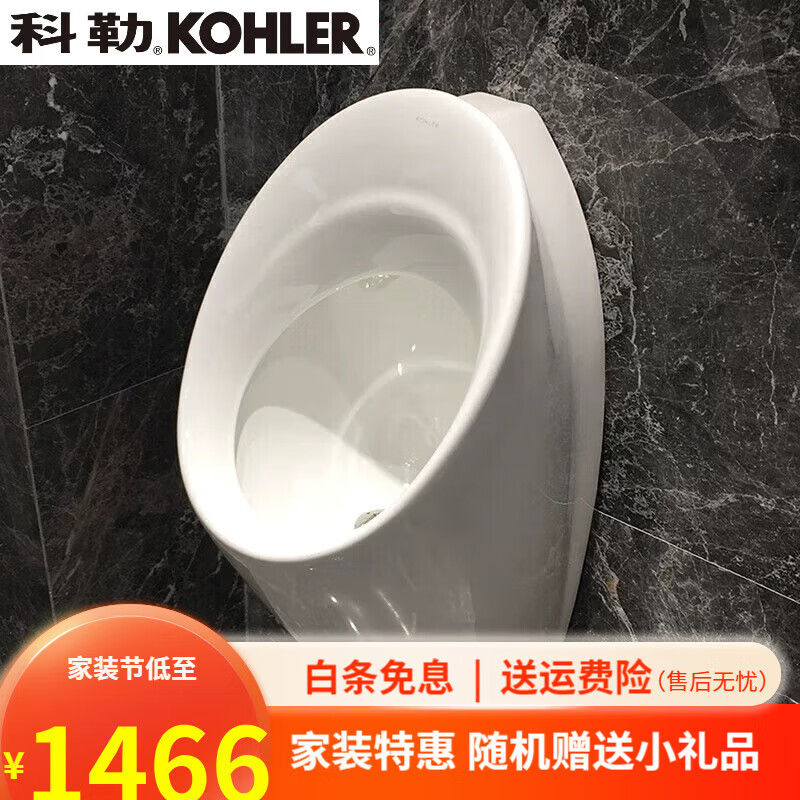 科勒（KOHLER）小便斗挂墙式自动男士一体感应陶瓷小便器立式卫浴 K-18645T--0