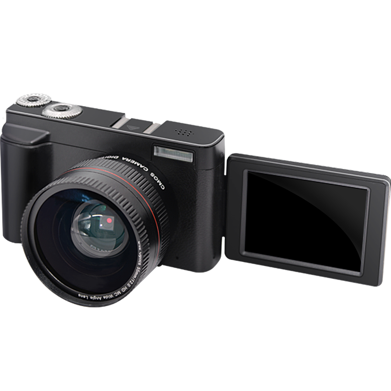 初步（CHUBU） DC101L 数码相机学生入门级单反微单相机 家用旅游便携vlog视频照相机 标配+广角镜【32G卡】