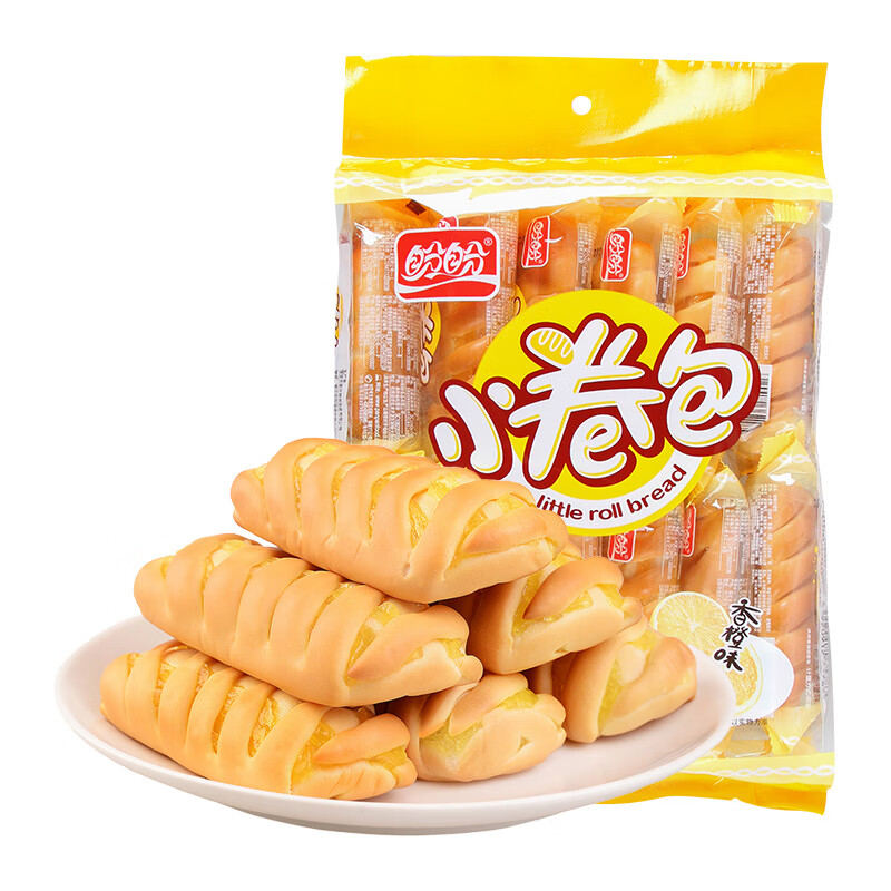盼盼小卷包袋装休闲办公室网红零食糕点心早餐下午茶夹心面包整箱