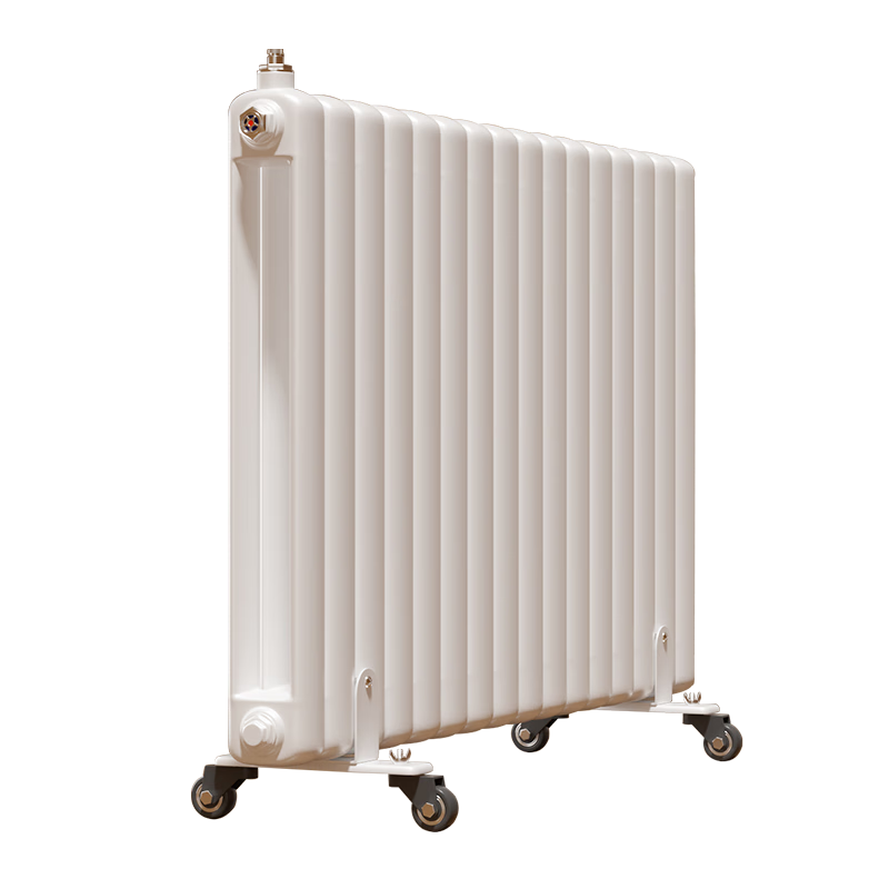 圣劳伦斯 钢制暖气片家用水暖 电加热取暖器 钢制水电暖散热器 尊享遥控版双柱20柱-供热23-25㎡