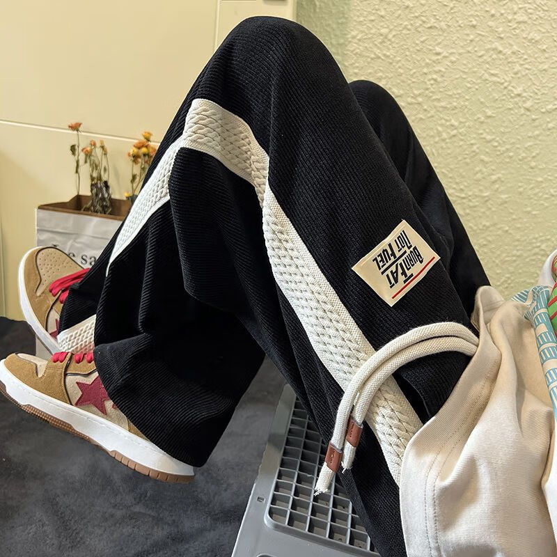 适合腿粗胖妹妹加肥加大加绒女士卫裤秋冬特大码300斤运动休闲裤女