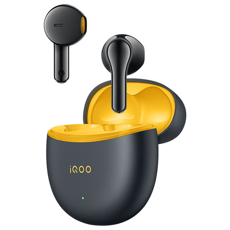 vivo iQOO TWS Air2 超低游戏延迟 沉浸电竞声效 无线蓝牙耳机 手机通用 极焰黄