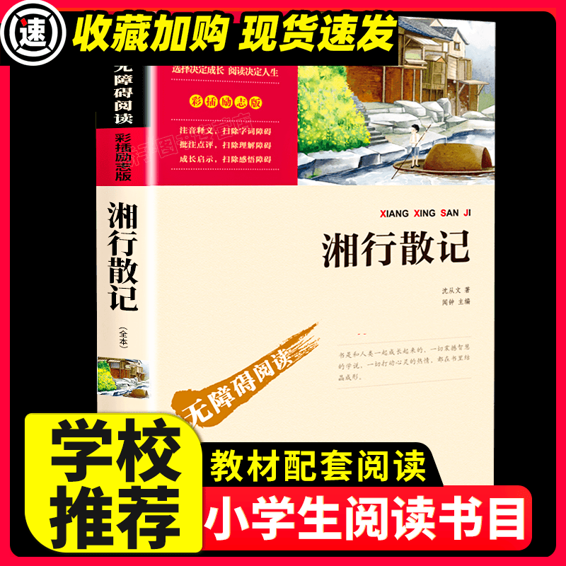 铁道游击队 原著正版小学生二三四五六年级阅读课外书必书籍书目儿童文学经典成长阅读快乐读书吧红色故事世 【满2件9折】湘行散记