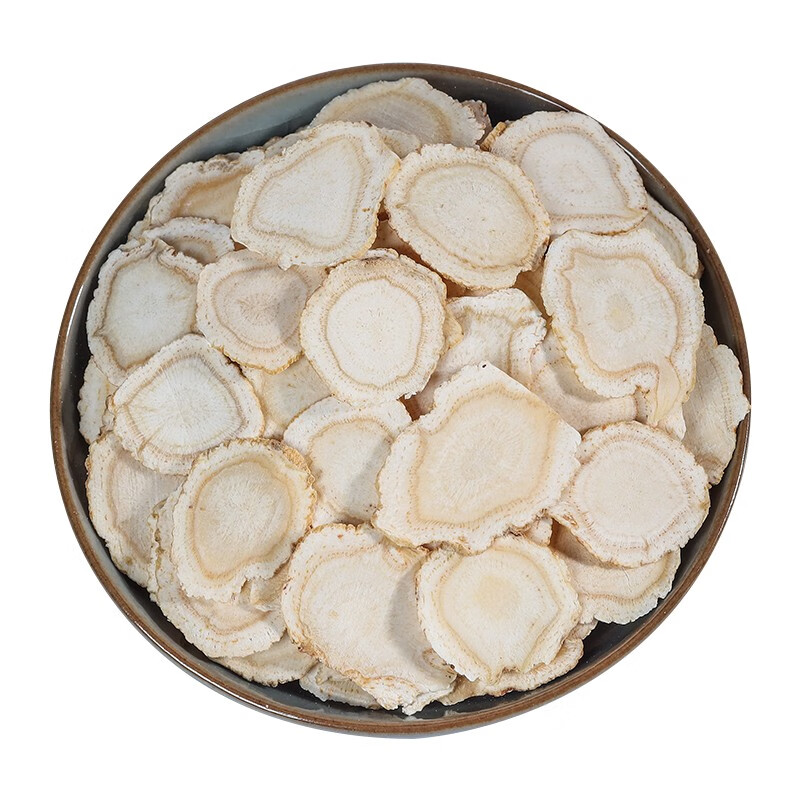 督蔚堂西洋参片250克 吉林长白山花旗茶补品中老年人男女含片切片可搭枸杞黄芪石斛泡茶泡水用 参片约0 约0.8cm左右参片250克