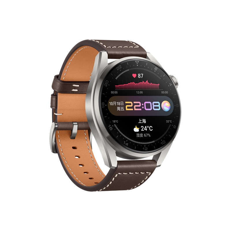 HUAWEI WATCH 3 Pro智能手表 运动智能手表 时尚款  鸿蒙HarmonyOS eSIM独立通话|强劲续航|心脏与呼吸健康