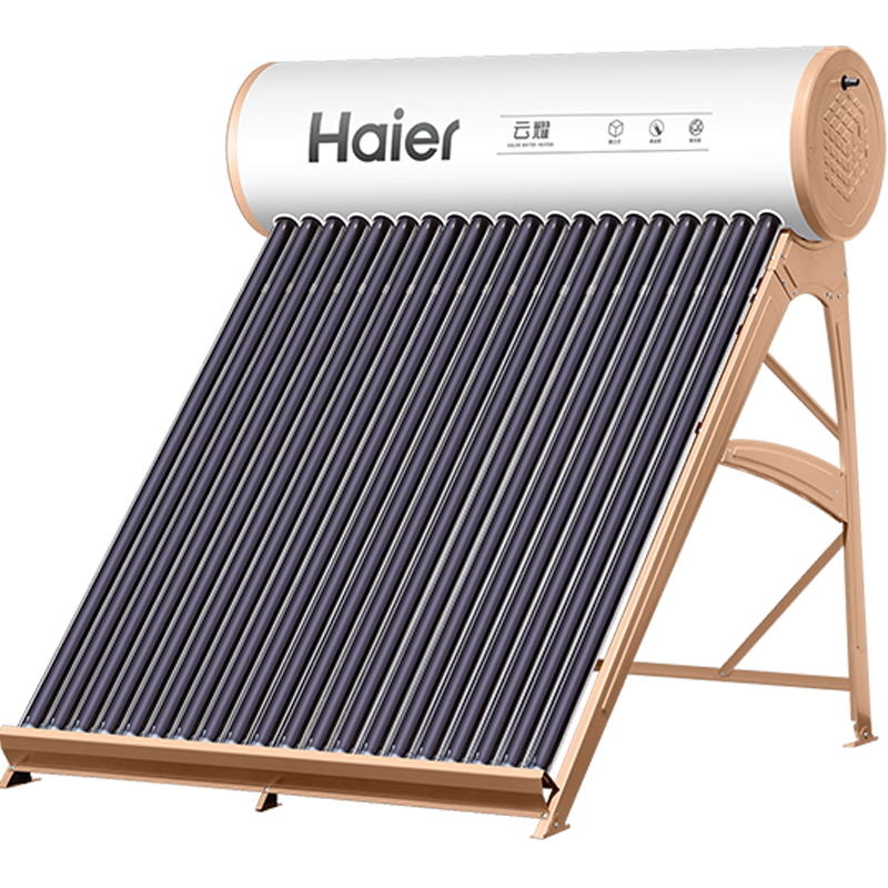 Haier 海尔 太阳能热水器家用一级能效专利聚热环WIFI自动上水光电两用 20支管-155升（适合3-5人） J6