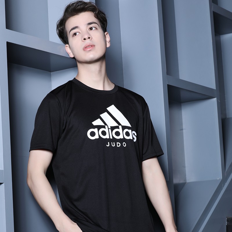 阿迪达斯 (adidas)t恤男2023夏季户外休闲透气运动服跑步健身运动短袖