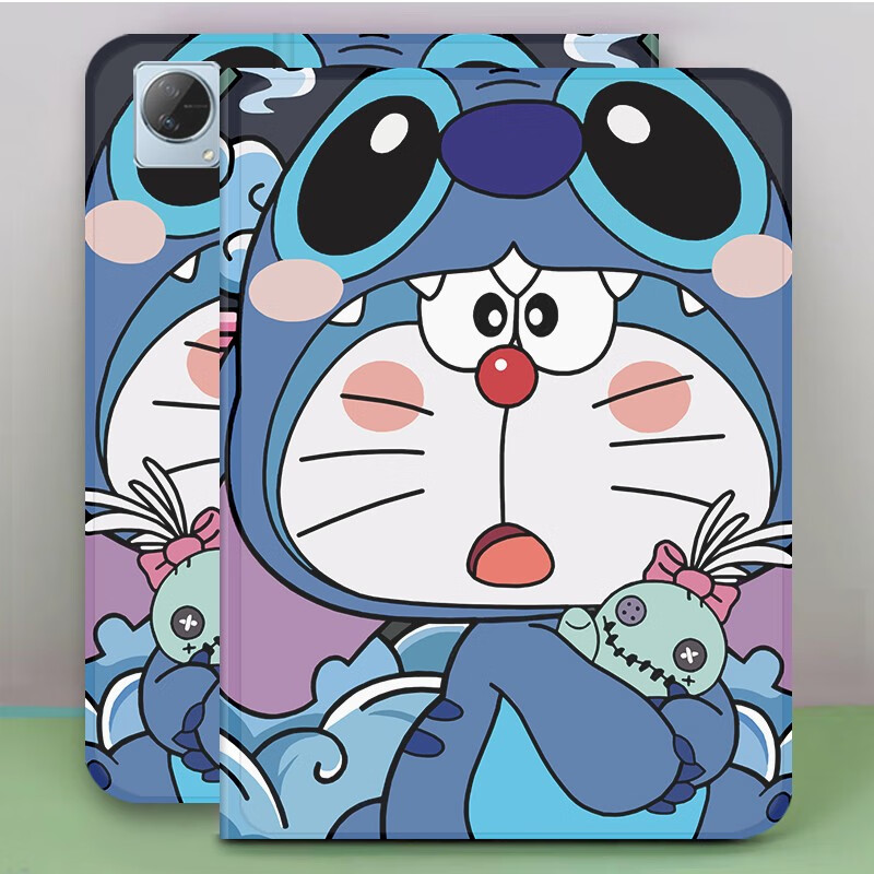 杰帆 vivopad平板保护套11英寸2022新款防摔保护壳哆啦a梦叮当猫卡通