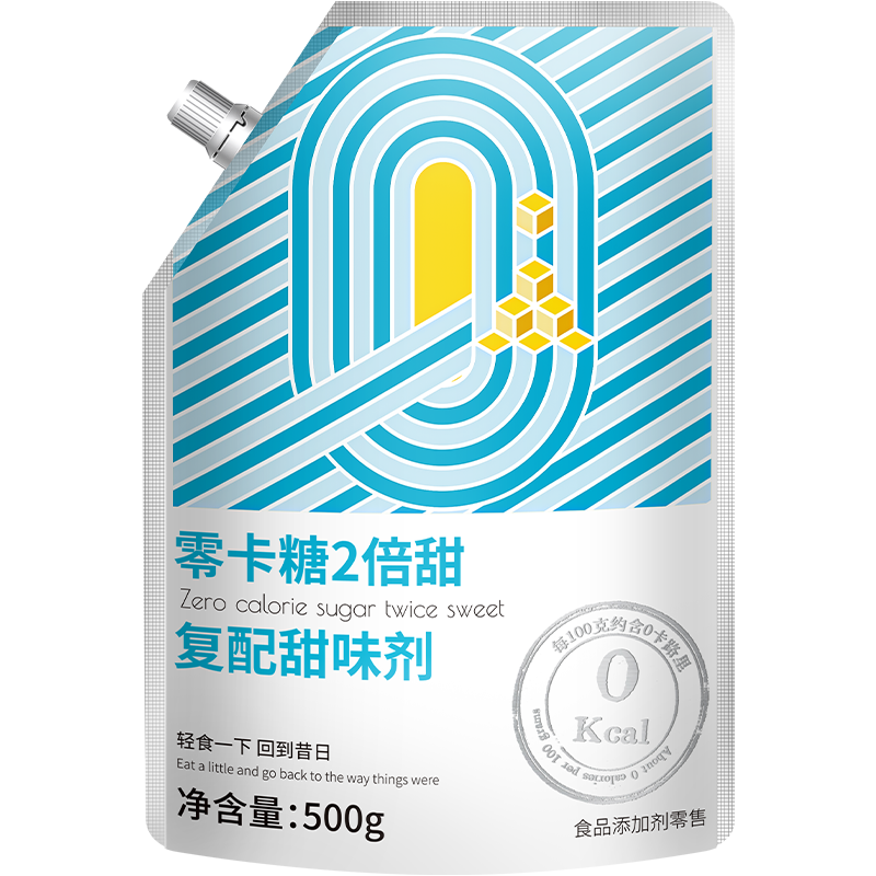 昔日印象 二倍甜零卡糖500g袋裝烘焙代糖咖啡優(yōu)于白砂糖木糖醇赤蘚糖醇 