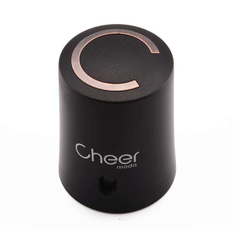 啟爾（Cheer）紅酒塞  抽真空瓶塞紅酒瓶塞葡萄酒瓶塞紅酒塞子紅酒杯 黑色JS15