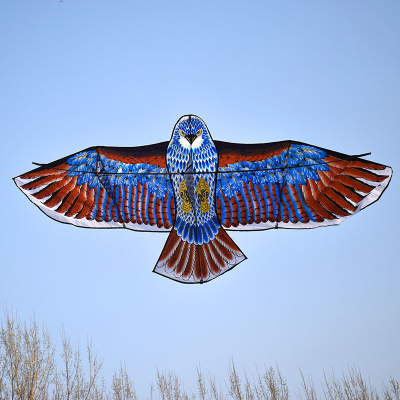 老鹰风筝 大型大特大 潍坊微风易飞成人初学者带线轮大风筝 1.