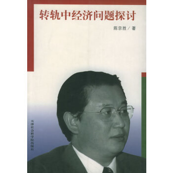 转轨中经济问题探讨 陈宗胜【书】