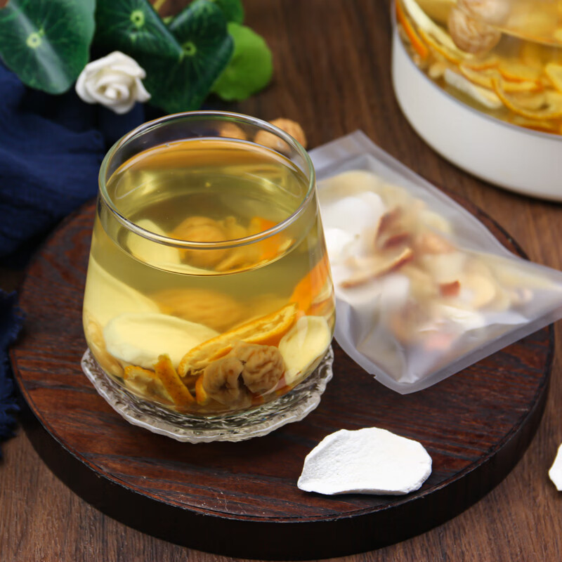 淳滋堂山药百合清润汤 肺脾两虚用 陈皮炒白扁豆山药百合无花果薏米煮