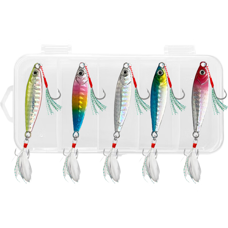 二次元路亞餌鉛魚20克小鐵板岸拋超遠投金屬假餌海釣淡水鲅魚翹嘴鱸魚餌