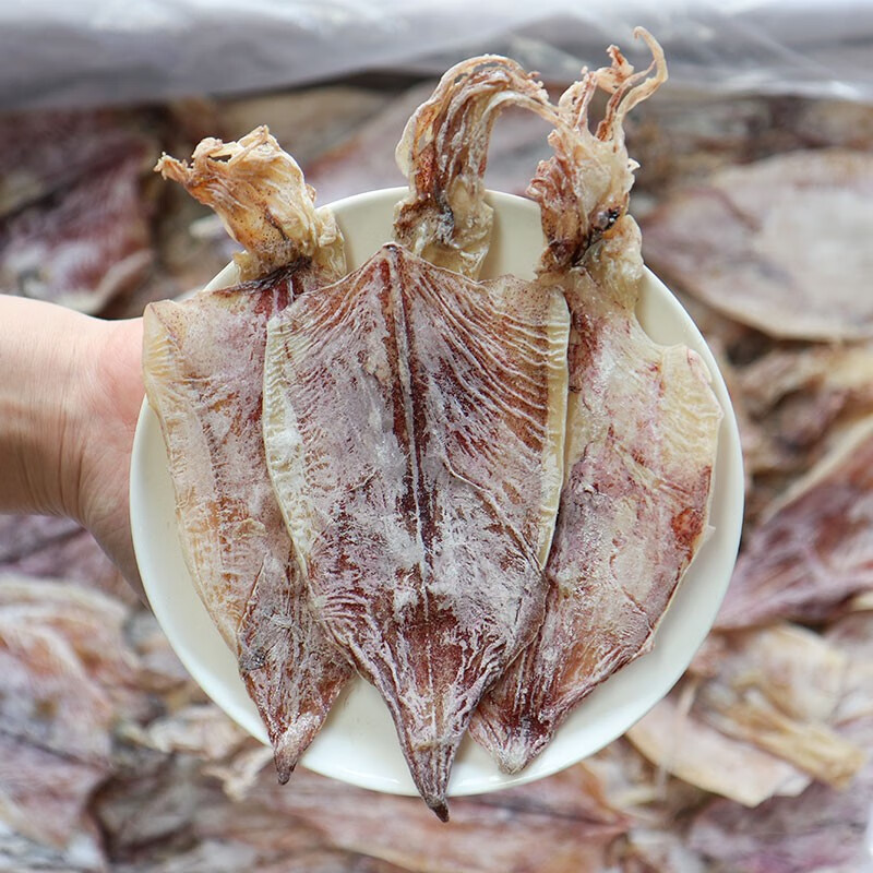 海鲜颂鱿鱼干手撕干鱿鱼淡干不咸 ktv酒吧专用烧烤鱿鱼 海鲜干货海