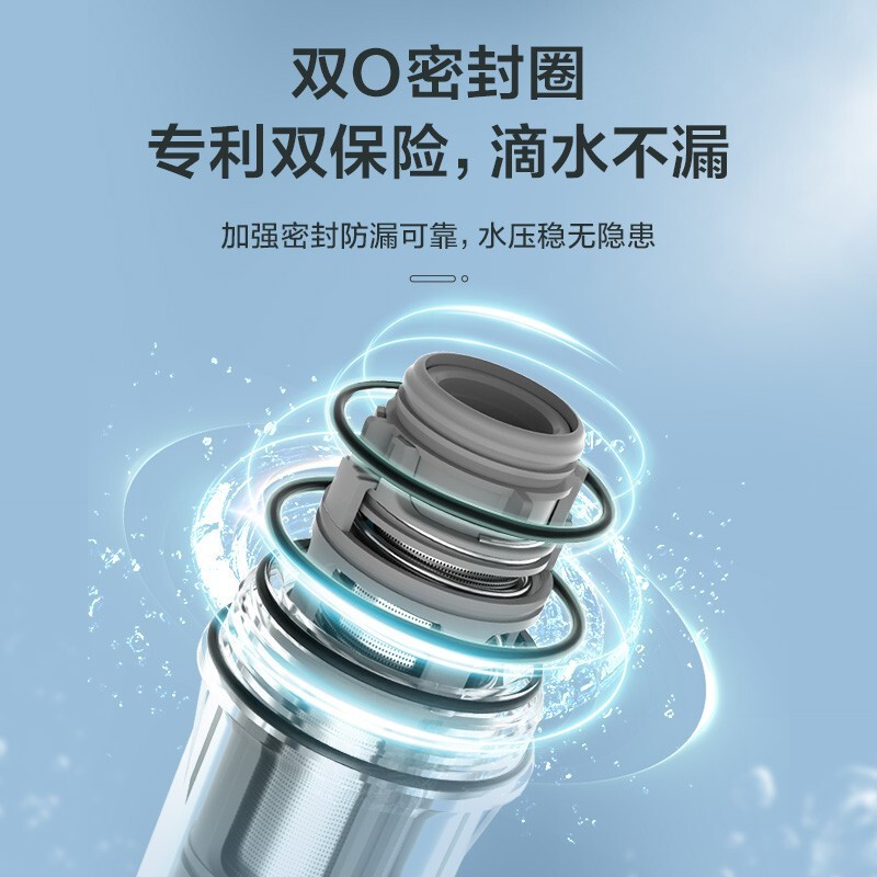 美的（Midea）净水器家用前置过滤器40微米高精度实测8T大通量全屋过滤器QZBW20S-48 【升级8T大通量】