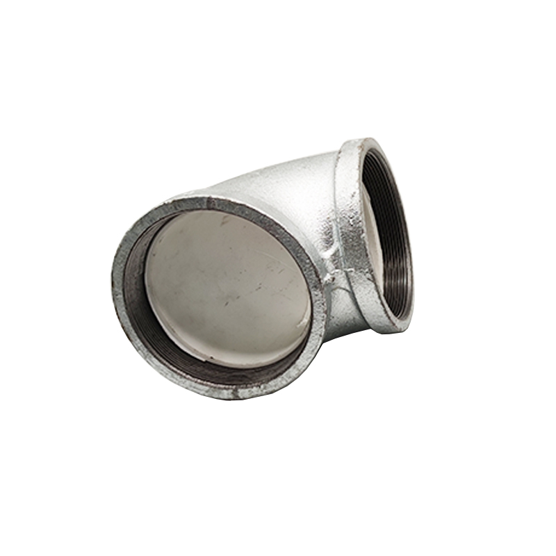 东誉达(dyd) 丝接衬塑管件内丝直角弯头 镀锌衬塑90°弯头配件dn15(定