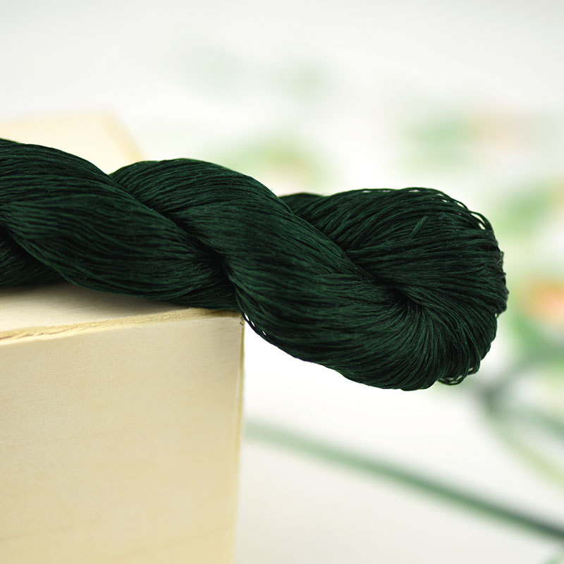 其他绣匠103号刺绣绣花桑蚕丝线缠花绒花手工真丝绣线刺绣线水仙绿