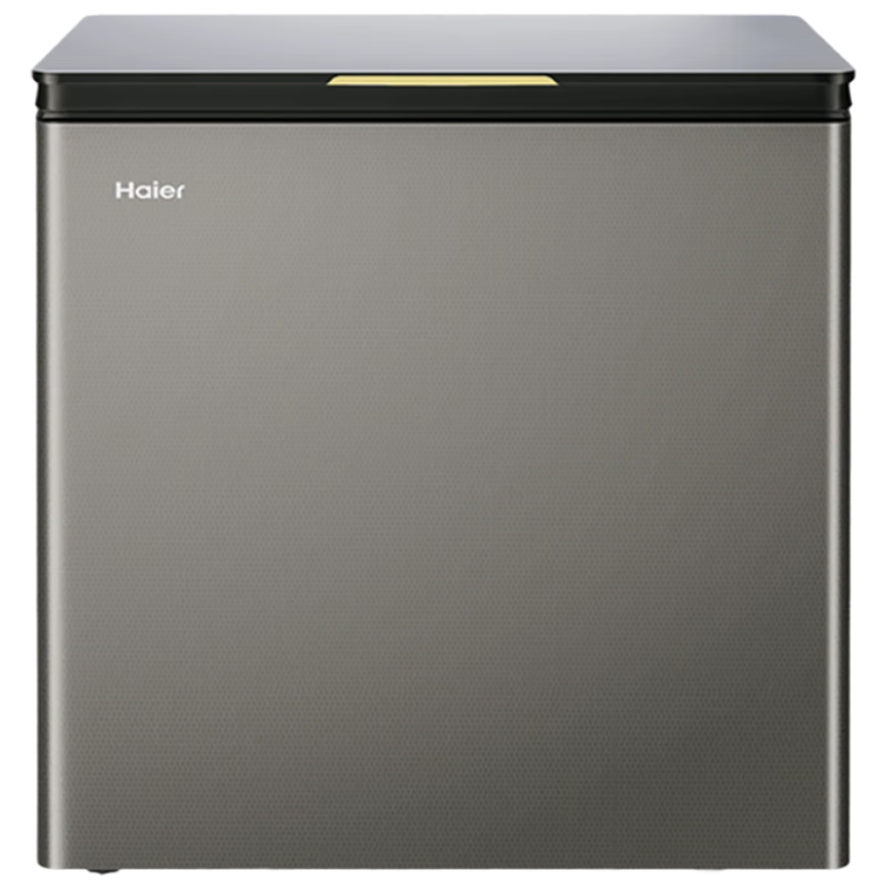 海尔（Haier）冰柜142L【顶配版】玻璃面板家用小冷柜冷藏冷冻减霜80%150H断电保护BC/BD-142GHPG国家补贴