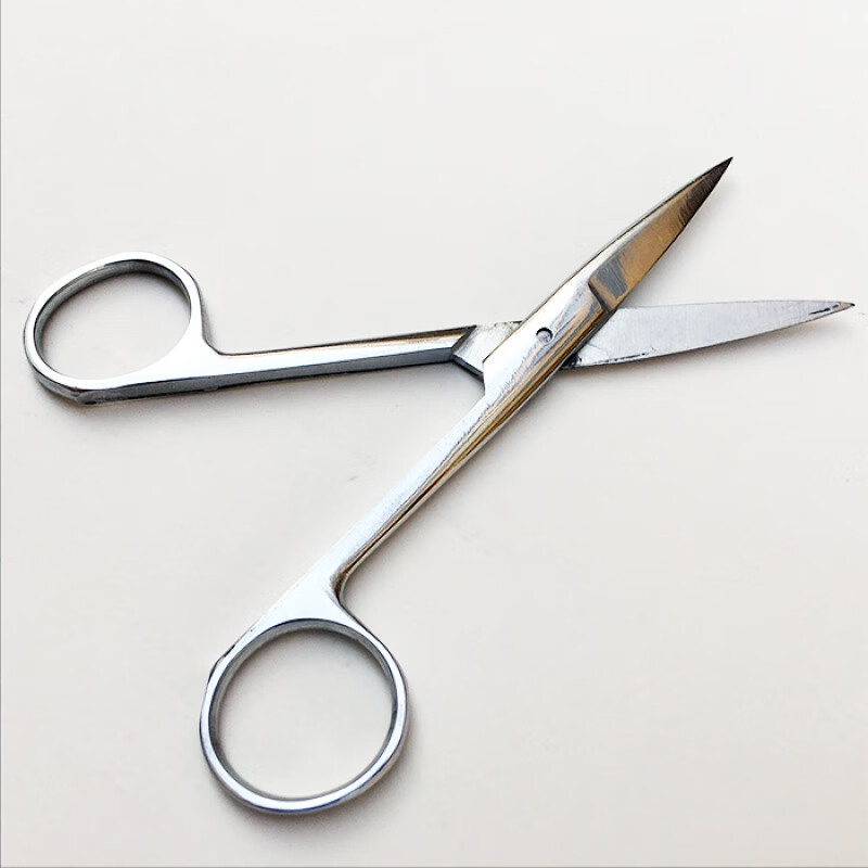 兽用不锈钢手术剪刀直弯头狗毛剪鸡宠物畜牧器械兽医解剖工具 直头14