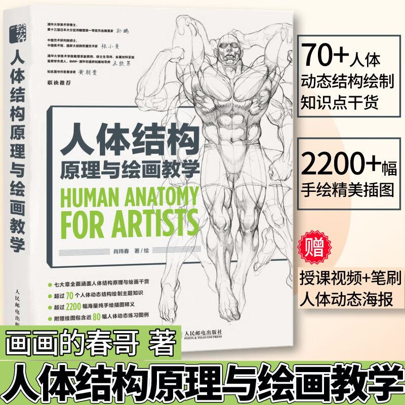 9成新二手书 /游戏动漫造型手绘技法伯里 人体结构原理与绘画教学