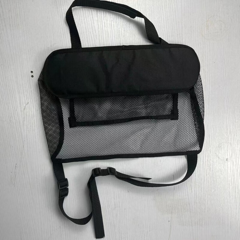 语森忆汽车储物网兜座椅间收纳袋折叠车载椅背袋包包兜 皮革车用置物