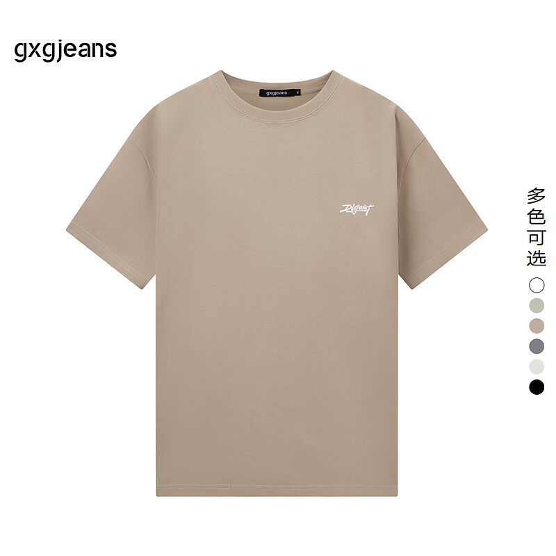 gxgjeans��װ����T�� �ļ��¿�Բ���ɫt��Ӣ�Ĵ��� ����ɫ M (170) 68.31Ԫ