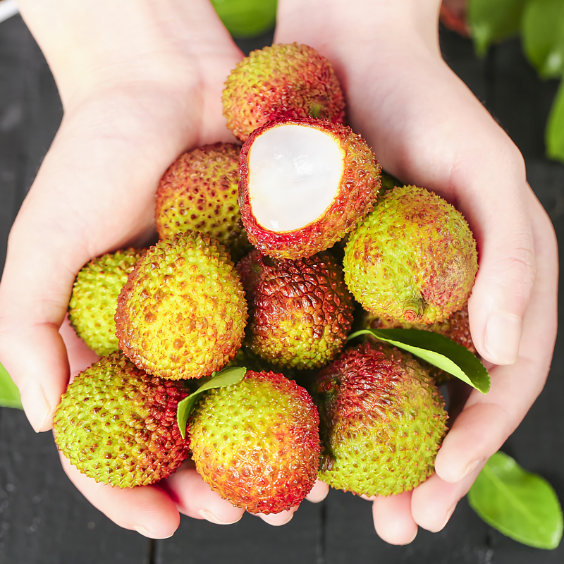 土八鲜海南妃子笑荔枝水果 2024新鲜花香桂现摘火山口白罂糖荔枝 超值装 5斤 【精选品质】 果园直发