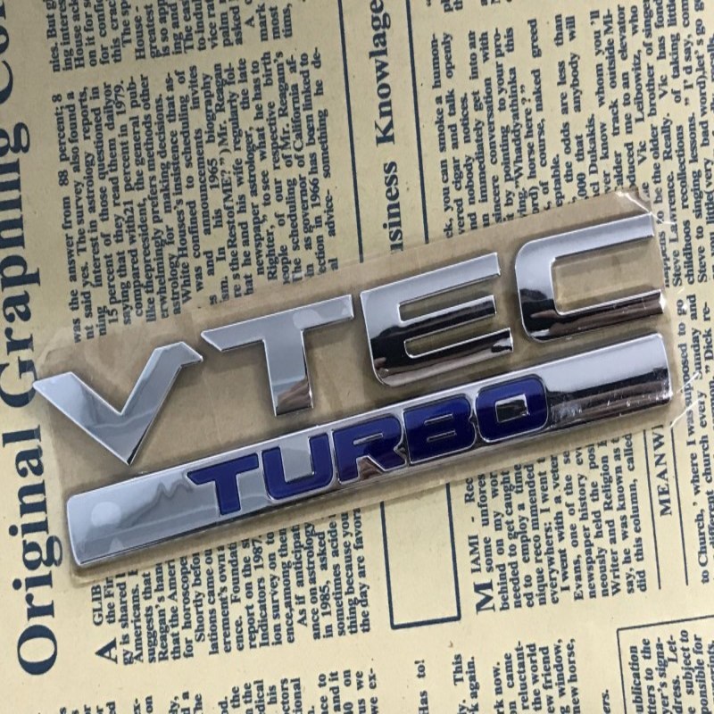vtec turbo套标银色蓝字